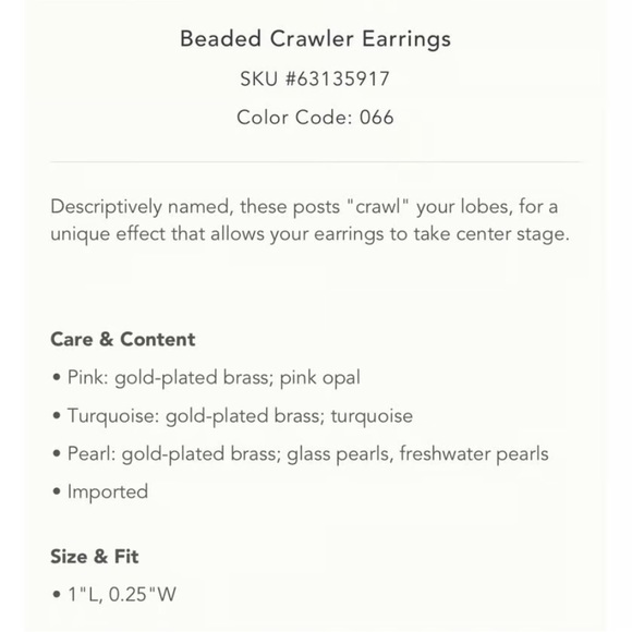 Anthropologie earrings - Picture 3 of 3